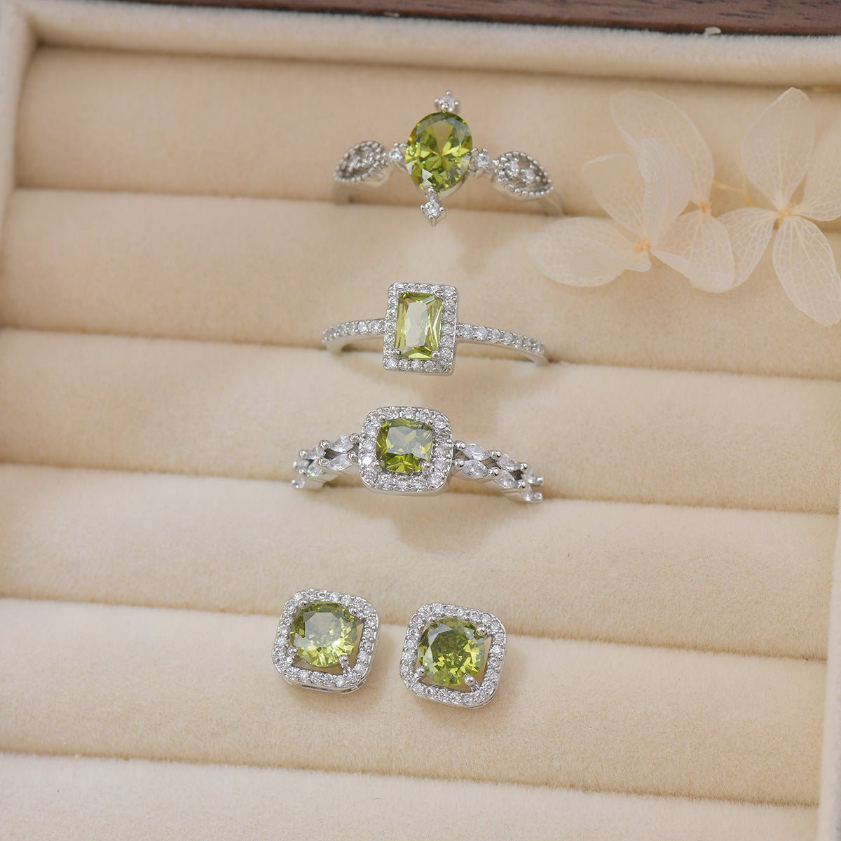 Shelby Peridot Earrings