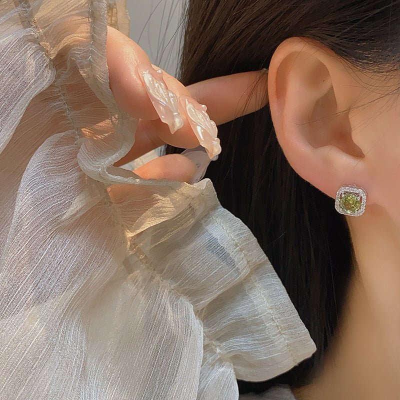Shelby Peridot Earrings