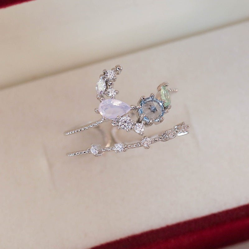 Silver Moonlight Ring