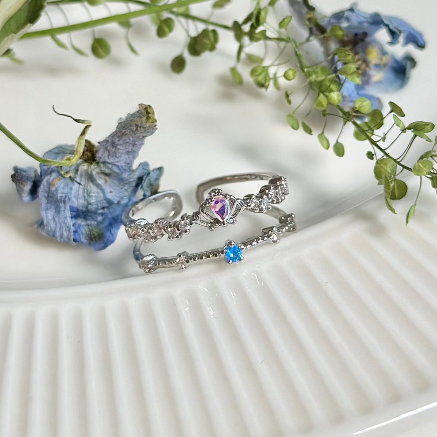 Silver Tiara Ring - Valentina