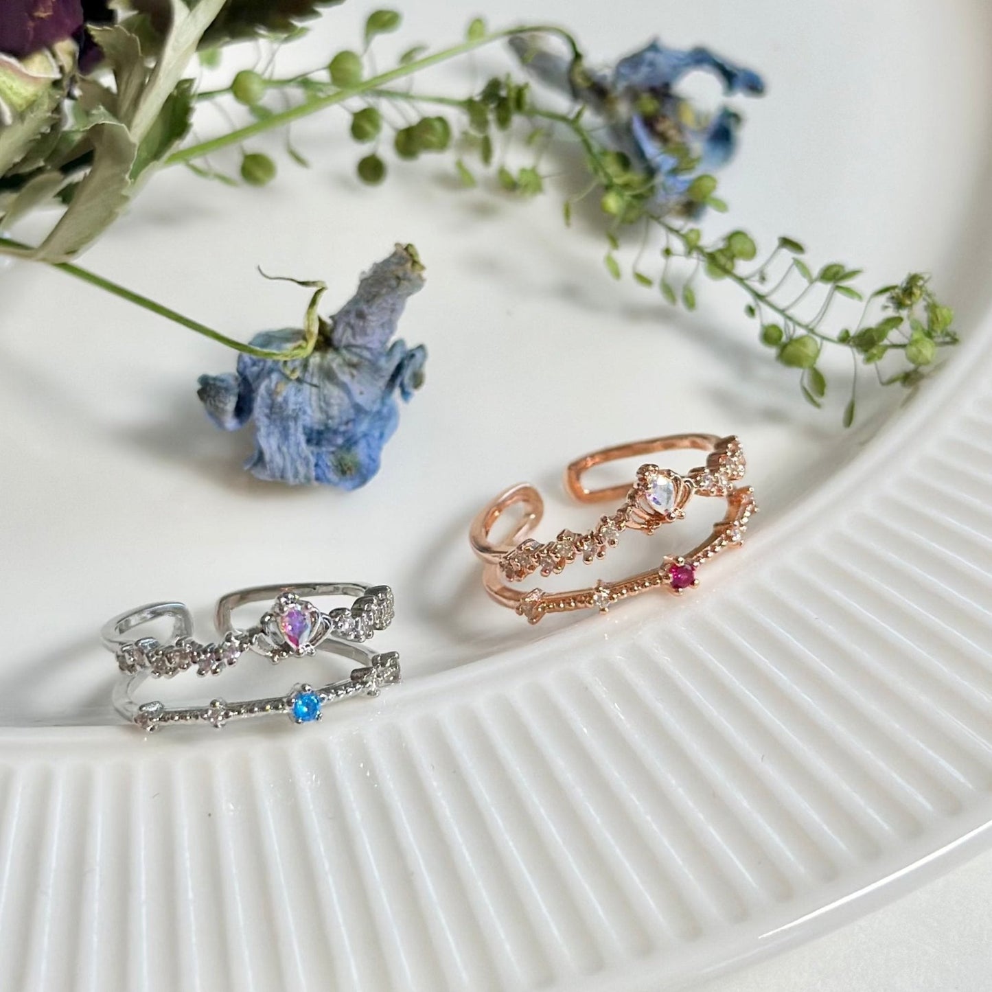 Silver Tiara Ring - Valentina
