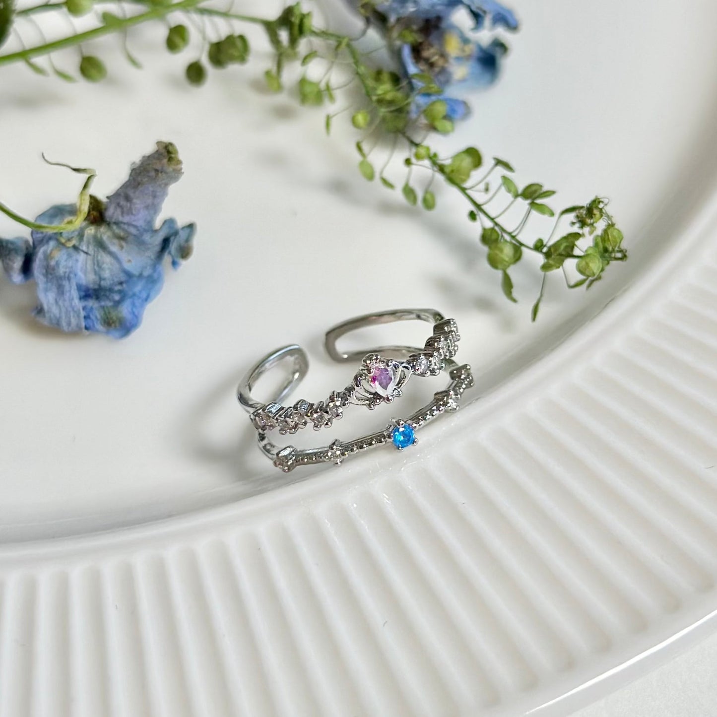 Silver Tiara Ring - Valentina