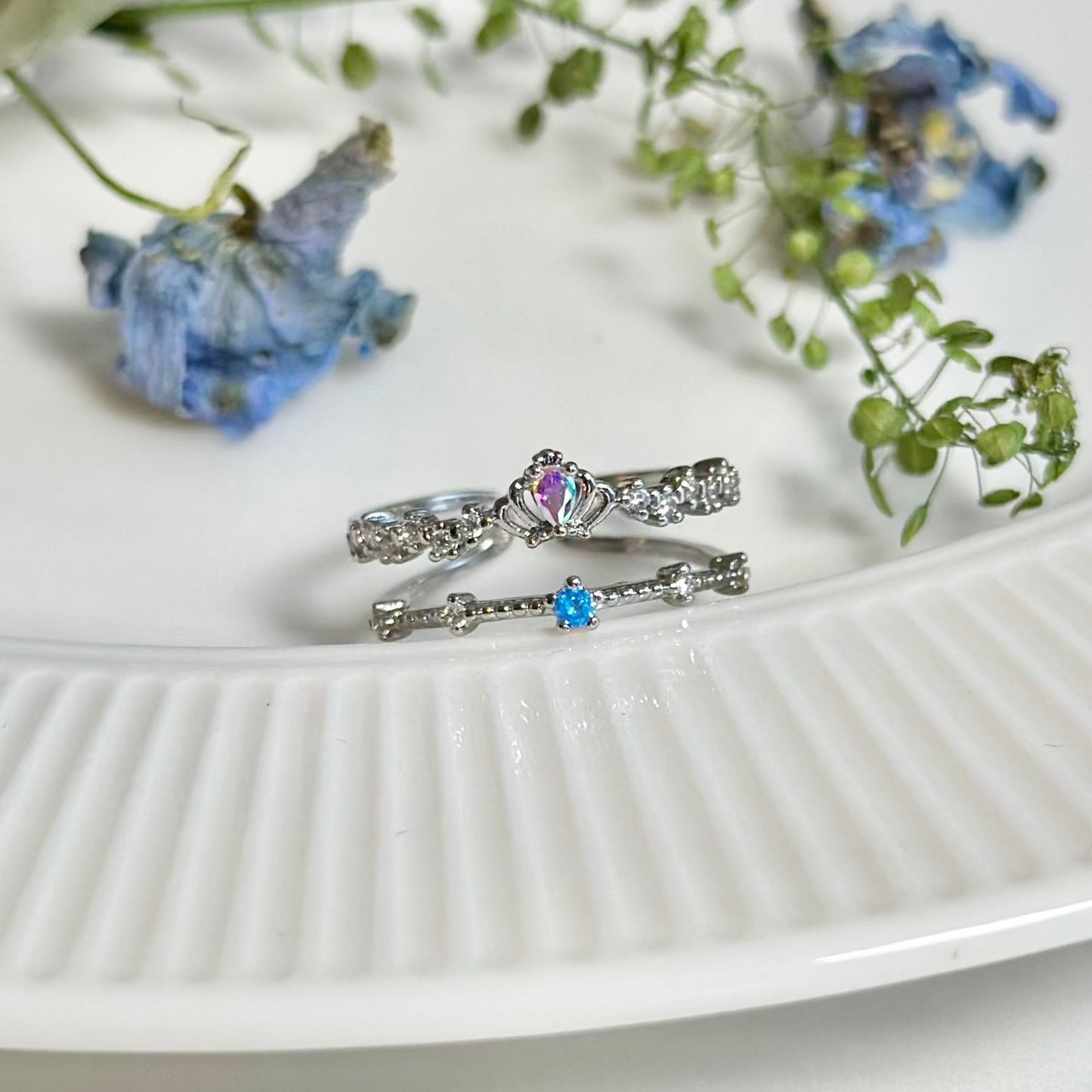 Silver Tiara Ring - Valentina