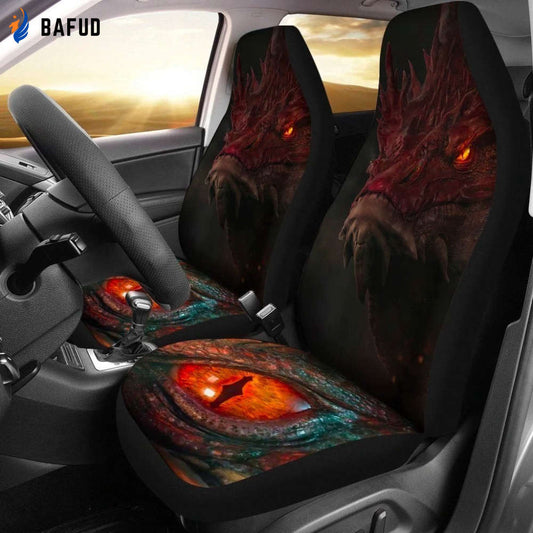 Smaug Car Seat Covers For Fan Gifts For The Hobbit Custom - Bafud