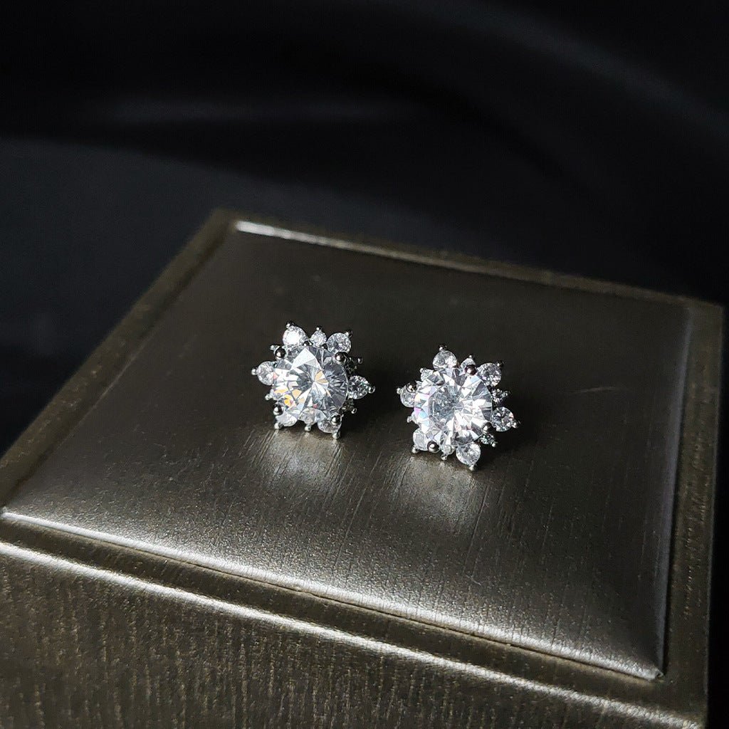 Snowflake Stud Earrings