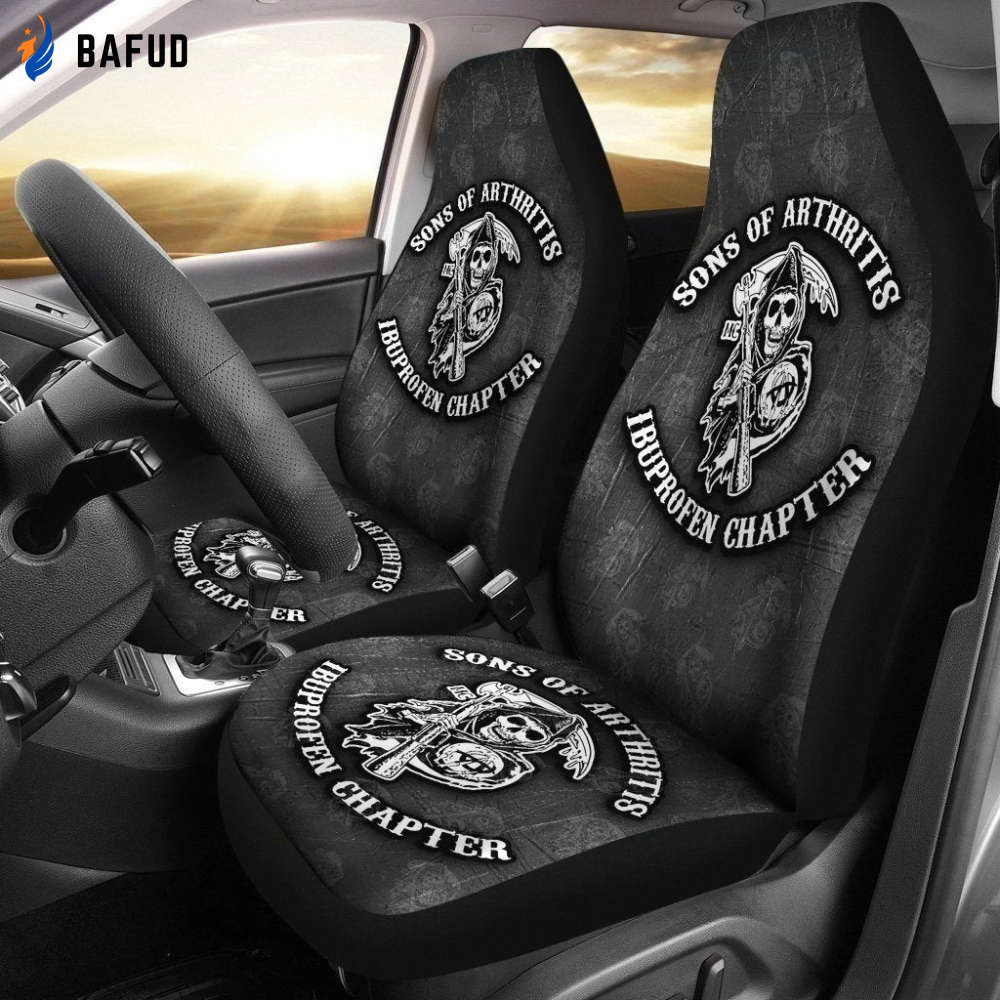 Sons Of Arthritis Ibuprofen Chapter Car Seat Covers For Fan Gifts MN05 - Bafud