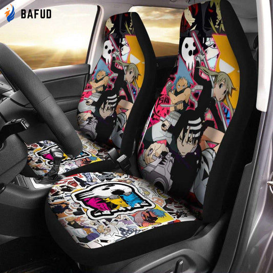 Soul Eater Car Seat Covers For Fan Gifts Soul Eater Fan Gift - Bafud