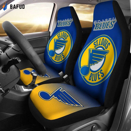 St. Louis Blues Car Seat Covers for Fan Gifts CH - Bafud