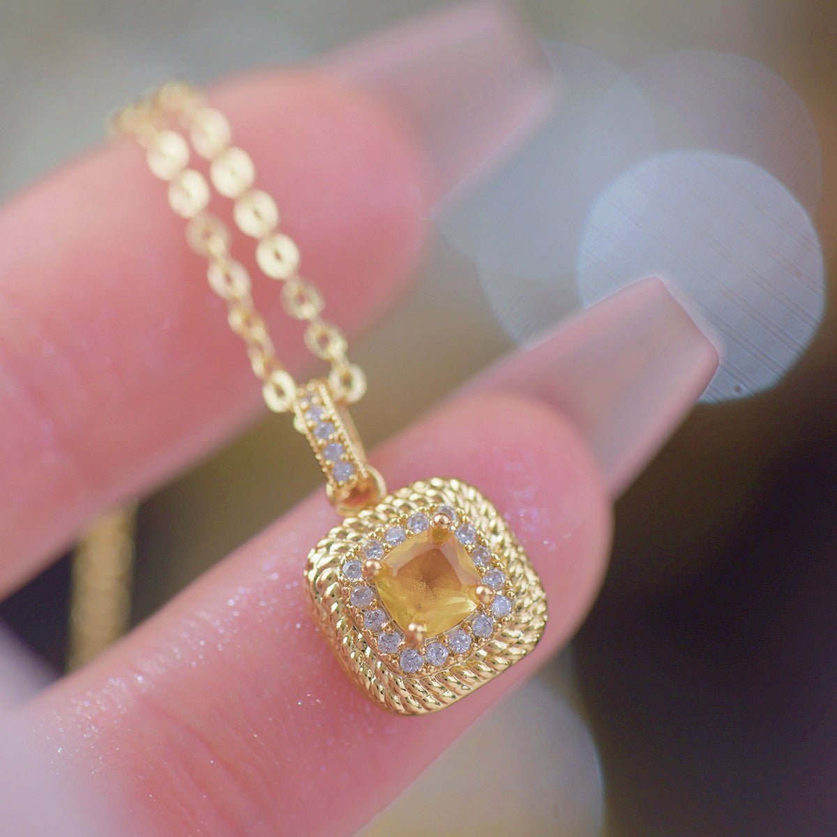 Sunlight Halo Necklace