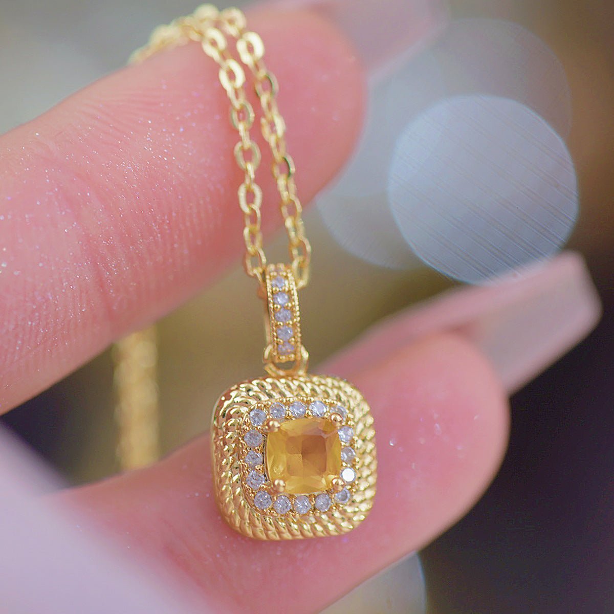 Sunlight Halo Necklace