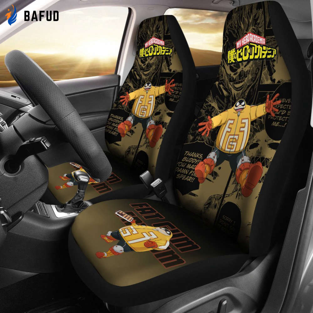 Taishiro Toyomitsu Fatgum My Hero Academia Car Seat Covers For Fan Gifts Manga Mixed Anime - Bafud