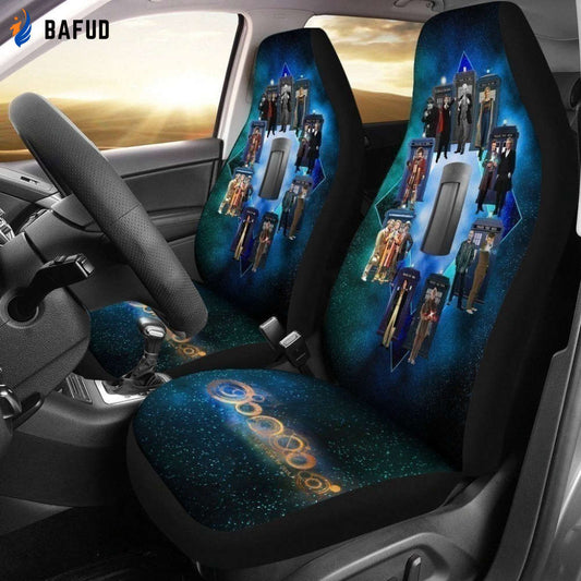 Tardis Telephone Doctor Who Car Seat Covers For Fan Gifts - Bafud