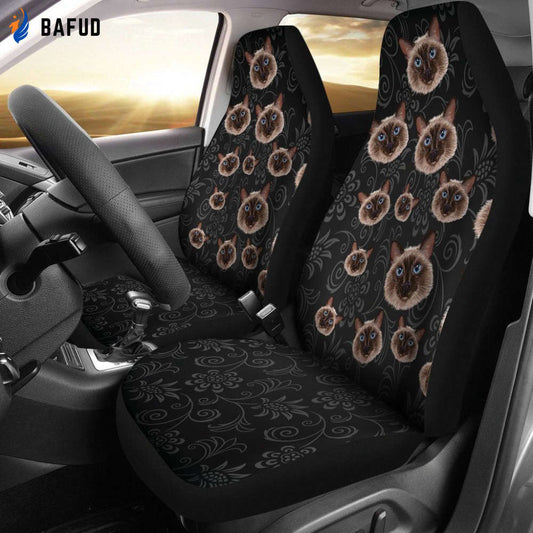 Thai Cat Car Seat Covers For Fan Gifts For Cat Lover - Bafud