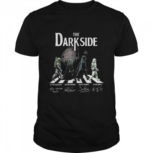The Dark Side Road Jeremy Bulloch Ian Mcdiarmid David Prowse Kevin Smith Signatures T-Shirts