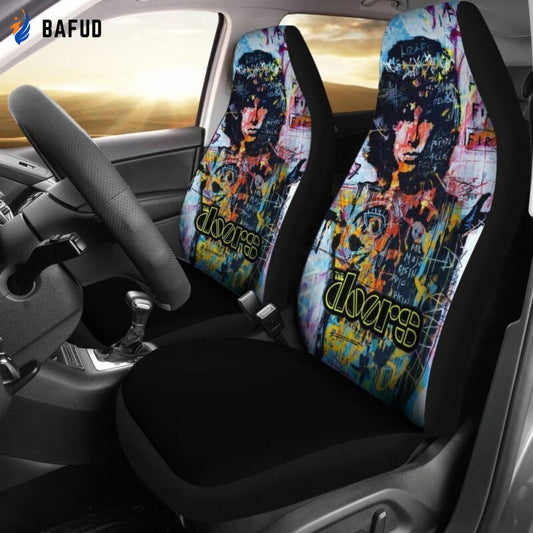 The Doors Rock Band Car Seat Covers For Fan Gifts - Bafud
