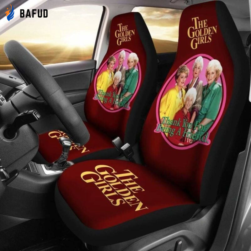 The Golden Girls Car Seat Covers For Fan Gifts - Bafud