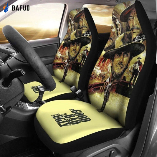 The Good The Bad And The Ugly 1 Car Seat Covers For Fan Gifts - Bafud