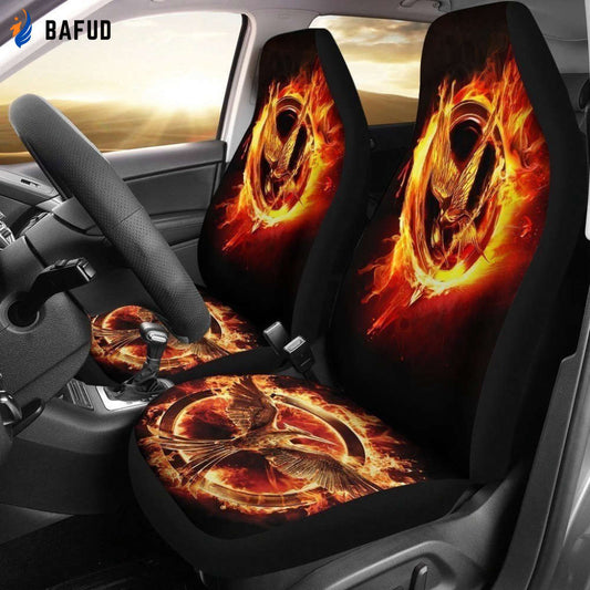 The Hunger Game Car Seat Covers For Fan Gifts - Bafud