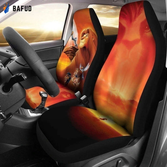 The Lion King Simba Sunset Car Seat Covers For Fan Gifts LT03 - Bafud