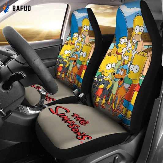 The Simpsons Seat Covers For Fan Gifts For Fan Gifts CH - Bafud