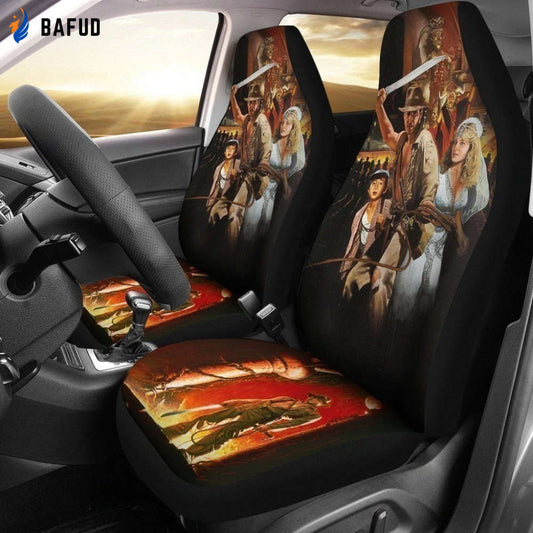 The Temple Of Doom Indiana Jones Car Seat Covers For Fan Gifts - Bafud