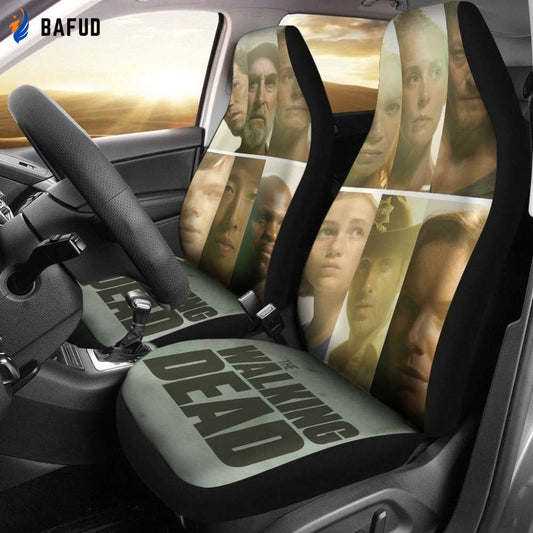 The Walking Dead Characters Car Seat Covers For Fan Gifts Fan MN05 - Bafud