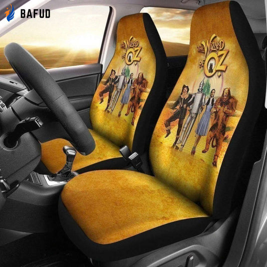 The Wizard Of OZ Car Seat Covers For Fan Gifts Custom Best Friend Car Decoration - Bafud