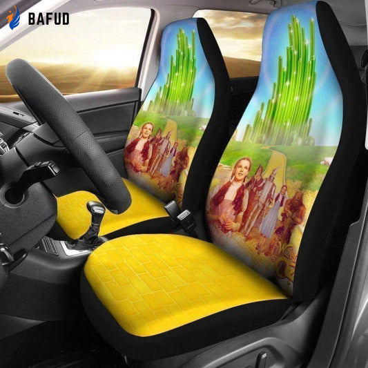The Wizard of OZ Car Seat Covers For Fan Gifts Custom Emerald City - Bafud