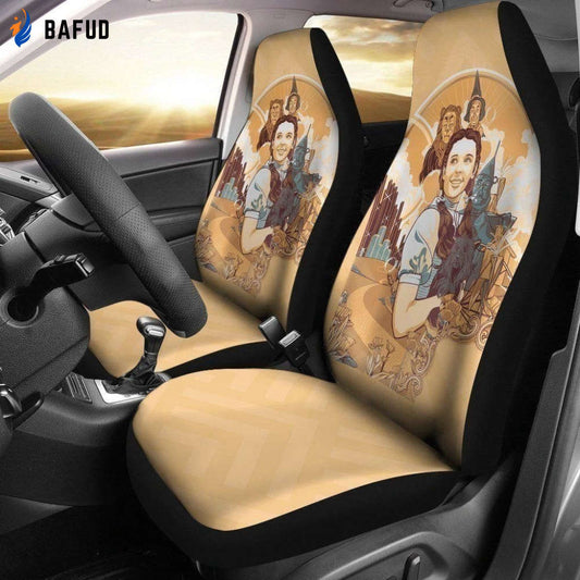 The Wizard Of OZ Car Seat Covers For Fan Gifts Custom Vintage Car Decoration Accessories - Bafud