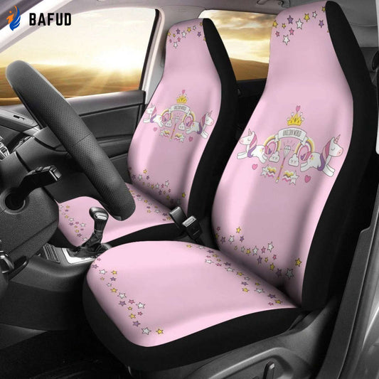 The World Of Unicorn Car Seat Covers For Fan Gifts - Bafud