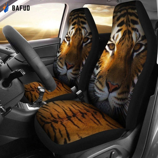 Tiger Car Seat Covers For Fan Gifts - Bafud
