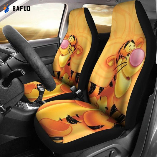 Tigger Winnie The Pooh Car Seat Covers for Fan Gifts G95 - Bafud