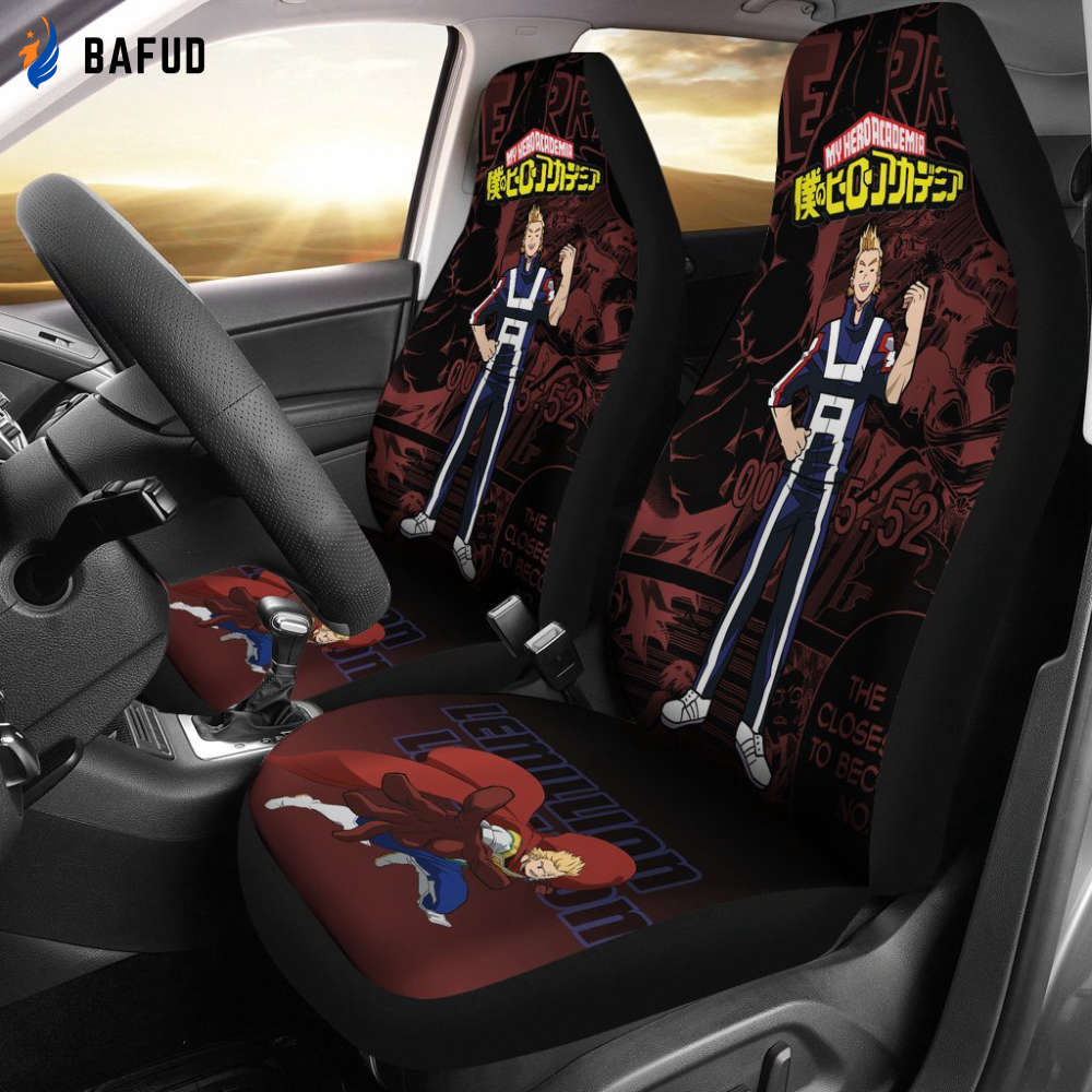 Togata Mirio My Hero Academia Car Seat Covers For Fan Gifts Anime Mixed Manga - Bafud