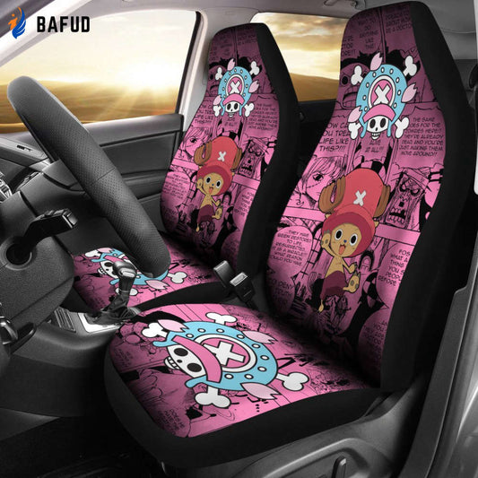 Tony Tony Chopper Cotton Candy Lover One Piece Car Seat Covers For Fan Gifts Anime Mixed Manga Memes - Bafud