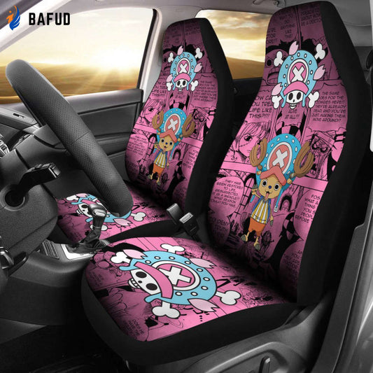 Tony Tony Chopper Cotton Candy Lover One Piece Car Seat Covers For Fan Gifts Anime Mixed Manga - Bafud