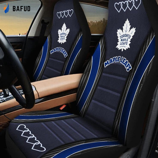 Toronto Maple Leafs Leather Seat Covers For Fan Gifts For Fan Gifts for Fan Gifts CH - Bafud