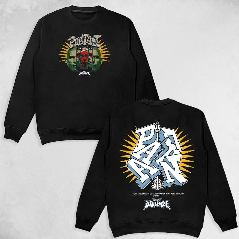 POATAN-SPLIT FACE WARRIOR TEE, Boxing T-shirt, Boxer Tee, Sports Shirt, UFC Shirt, Gift for Him Gift For Her Hoodie Sweatshirt Streetwear
