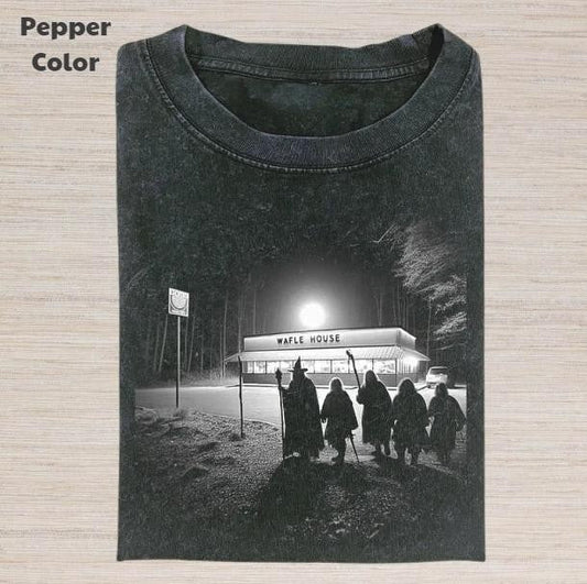 The Lord of the Rings Vintage Graphic Tee, Waffle House T-Shirt, Movies Tee, Unisex Meme Cringe Funny Dumb Shirt, Menswear Womenswear Streetwear