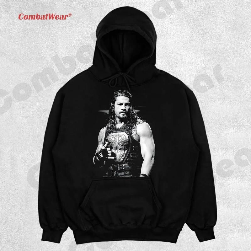 ROMAN REIGNS V2 HOODIE-SWEATER-TEE , Wrestling Tee, Wrestling Graphic Tee, Wrestler Shirt, Sports Shirt, Vintage Wresting Shirt, Wrestling Gift