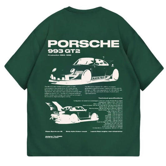Porsche 993 GT2 T-shirt, Car Enthusiast Shirt, Car Clothing