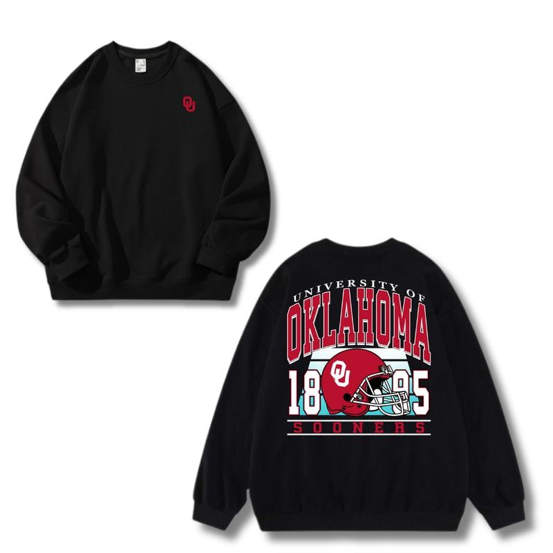 [BIG DEAL]Vintage Oklahoma Sooners Football 2 Side Hoodie & Sweatshirt, Unisex Hoodie & Sweatshirt, Vintage Hoodie & Sweatshirt
