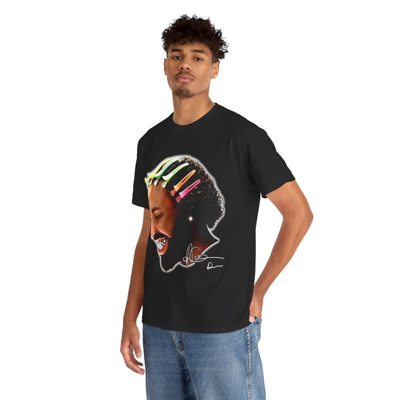 Drake FATD For All The Dogs Drizzy- Heavy Cotton Graphic T-Shirt Tshirt Shirt HipHop Rap Tee Casual Classic Menswear Retro Top Vintage Comfy Streetwear Crewneck Shortsleeve Smooth Underwear Rap Star Round Neck