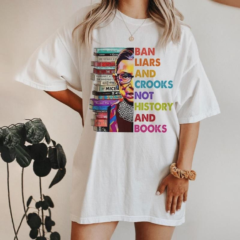 Ruth Bader Ginsburg Shirt, Banned Books Shirt, RBG Shirt, Ruth Bader Ginsburg, Vote Shirt, Banned Books, I'm With The Banned, Vote Ruth Bader Ginsburg