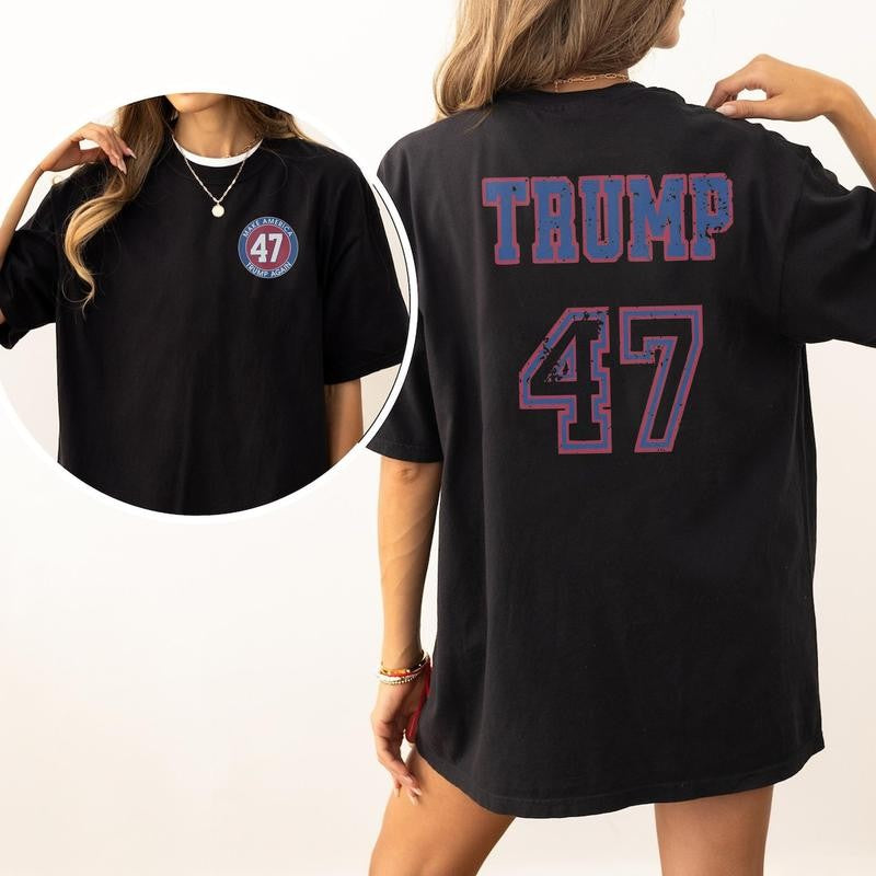 Trump 47 47th President shirt, Trump Support Unisex shirt, Election 2024 tee, Daddy's home shirt