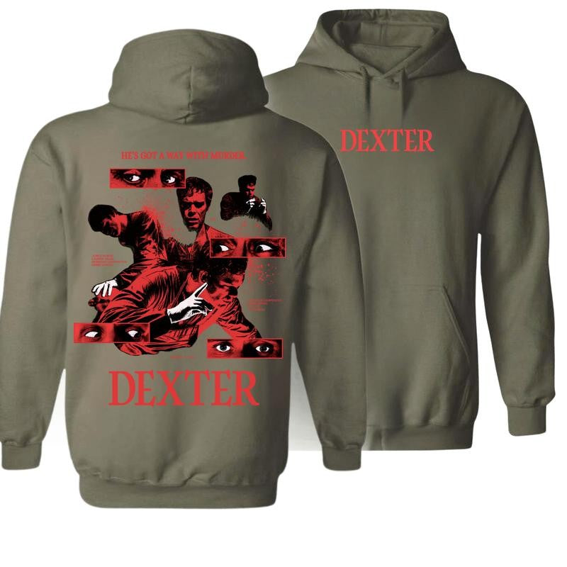 Dexter Hes Got A Way With Murder T-shirt/Hoodie Dexter Morgan T-shirt/Hoodie Vintage Style Unisex T-shirt/Hoodie, Vintage for Men and Women