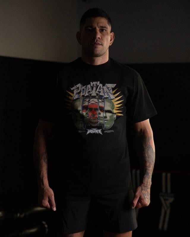 POATAN-SPLIT FACE WARRIOR TEE, Boxing T-shirt, Boxer Tee, Sports Shirt, UFC Shirt, Gift for Him Gift For Her Hoodie Sweatshirt Streetwear