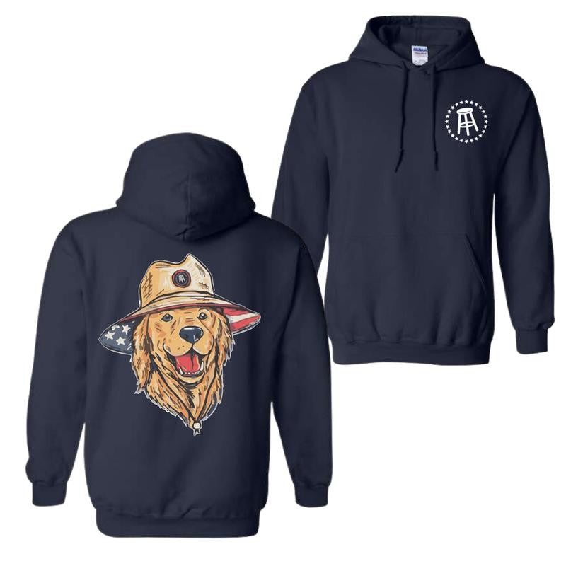 AMERICAN DOG Hoodie, Barstool Outdoors, Full Size, Hoodies For Men And Women