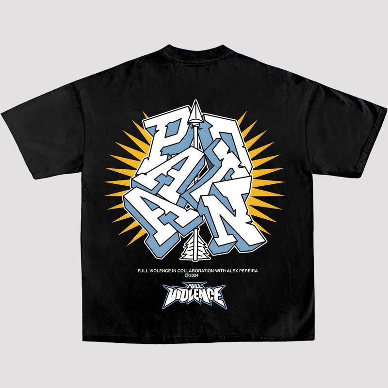 POATAN-SPLIT FACE WARRIOR TEE, Boxing T-shirt, Boxer Tee, Sports Shirt, UFC Shirt, Gift for Him Gift For Her Hoodie Sweatshirt Streetwear