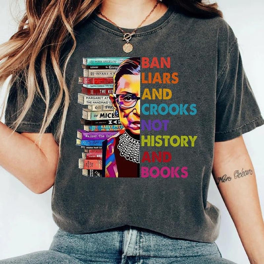 Ruth Bader Ginsburg Shirt, Banned Books Shirt, RBG Shirt, Ruth Bader Ginsburg, Vote Shirt, Banned Books, I'm With The Banned, Vote Ruth Bader Ginsburg