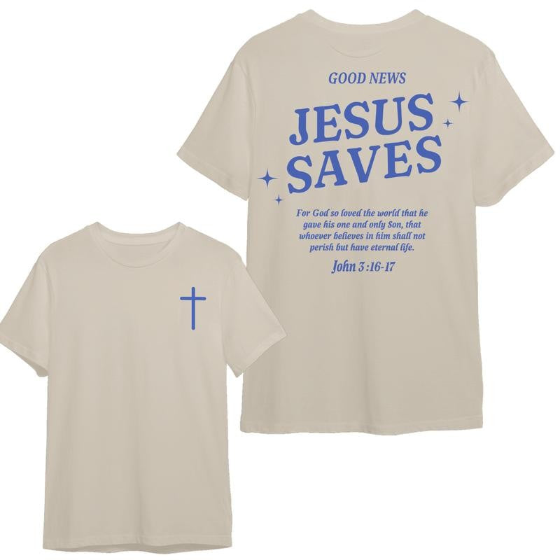 Christian T-Shirt/Hoodie Jesus Saves T-Shirt/Hoodie, Unisex T-Shirt for men and women, Vintage Sport Pullover